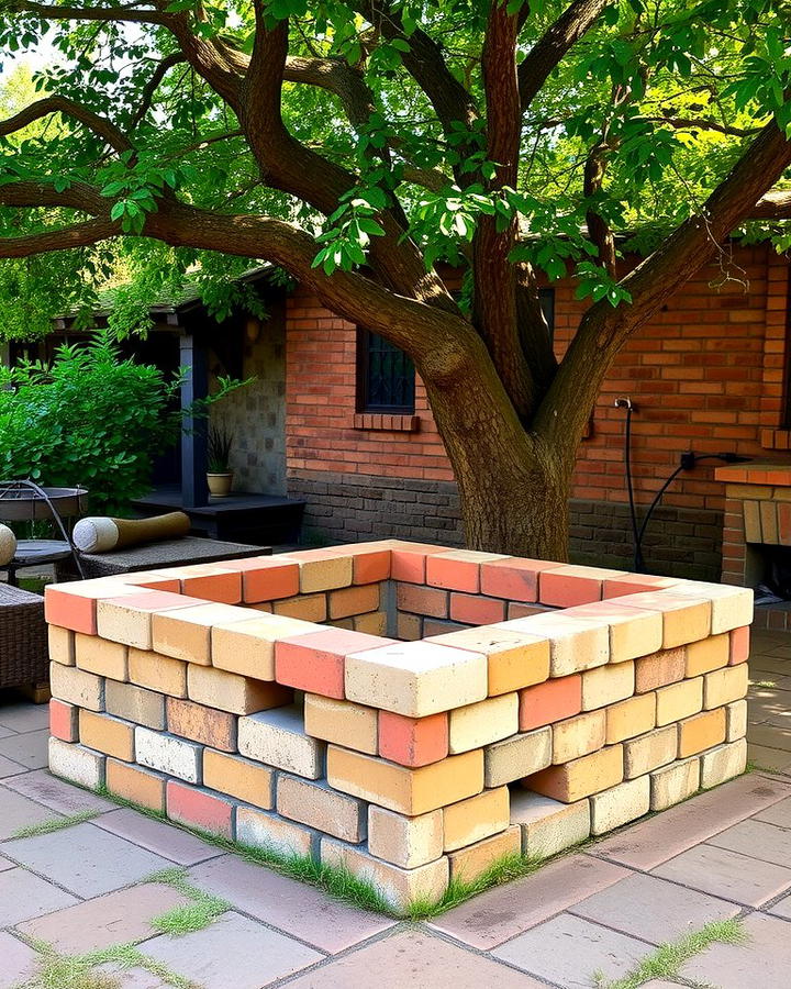 Rustic Brick Barbecue Pit