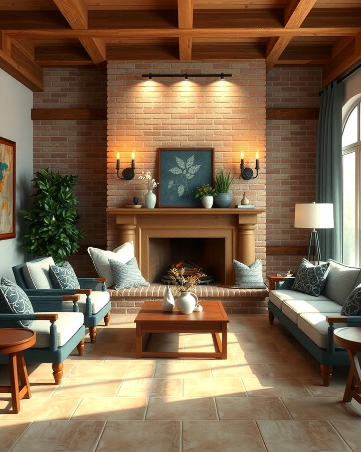 Rustic Brick Inspired Tiles