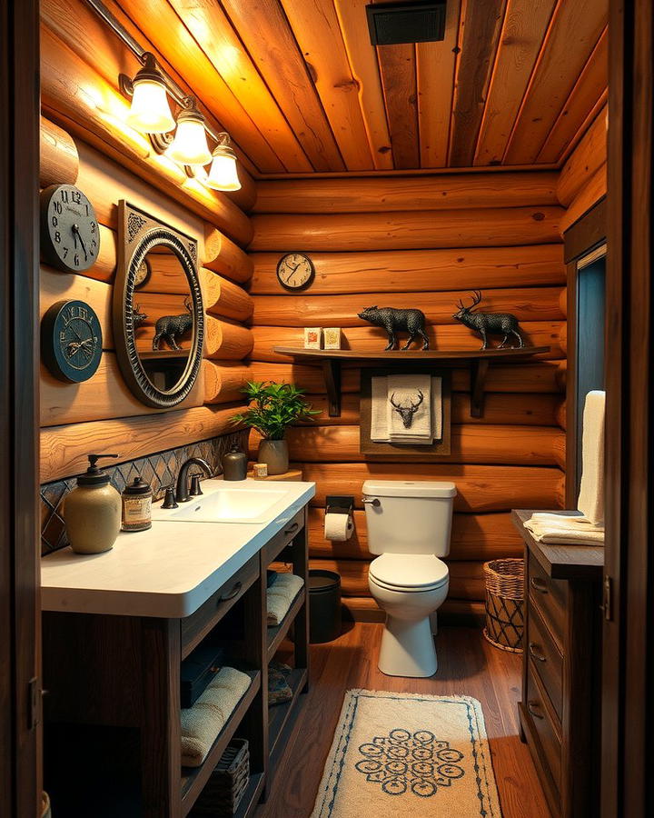 Rustic Cabin Bathroom