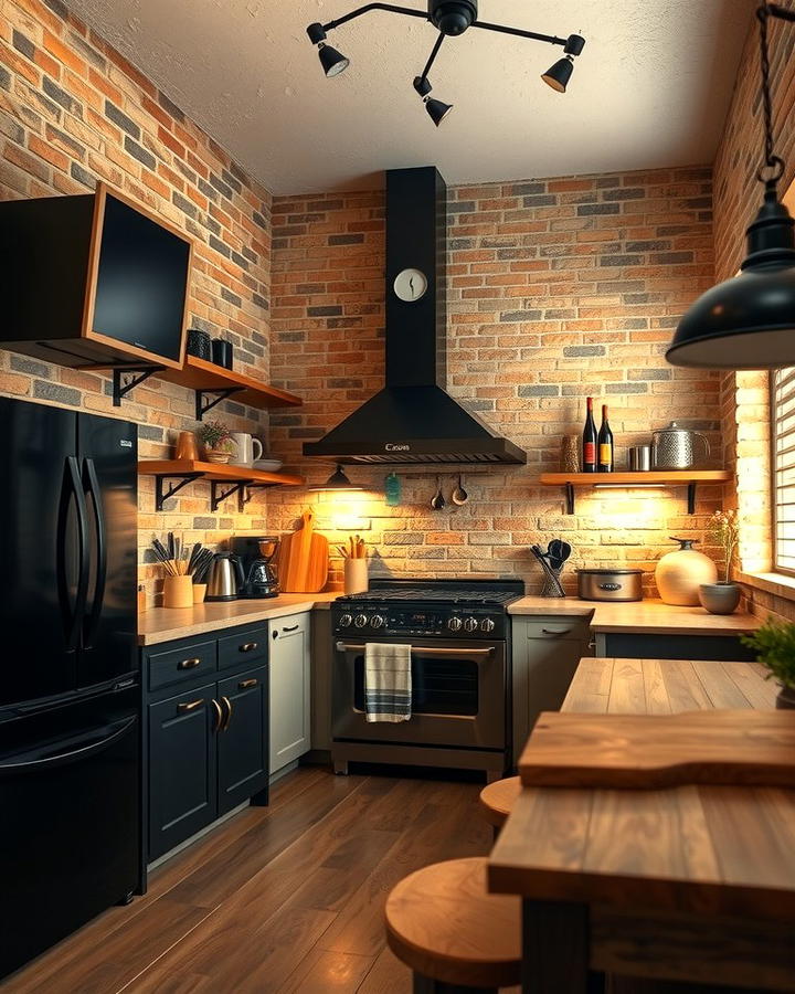 Rustic Charm with Brick Walls