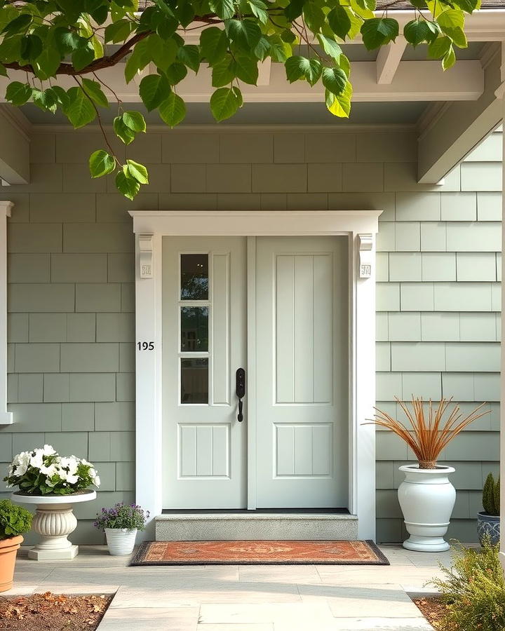 Rustic Charm with Sage Green Siding