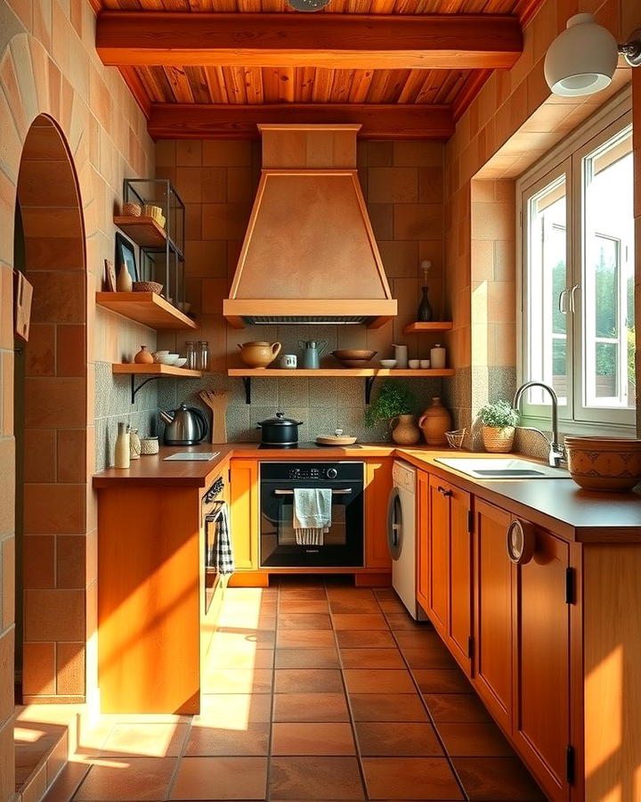 Rustic Charm with Terracotta Tiles