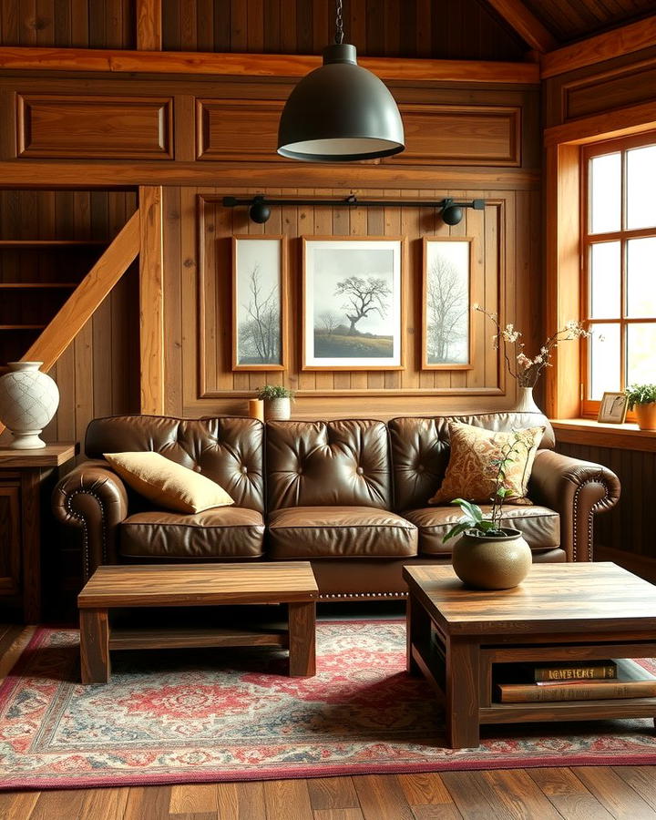 Rustic Charm with Wooden Elements