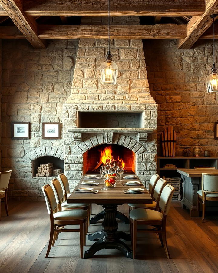 Rustic Charm with a Stone Fireplace 2