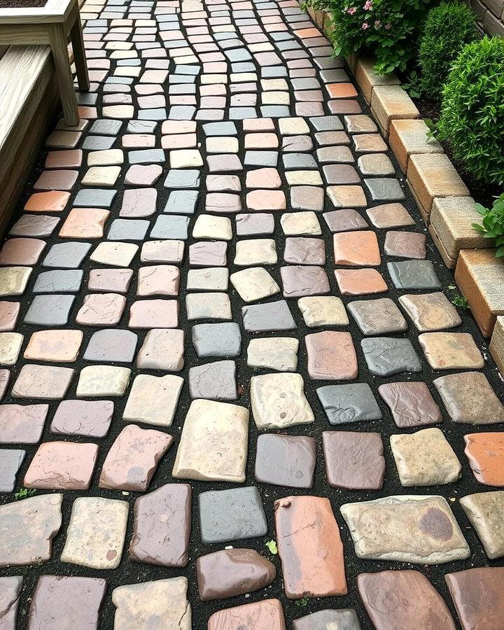 Rustic Cobblestone Walkway