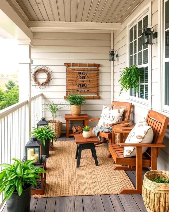 Rustic Farmhouse Balcony