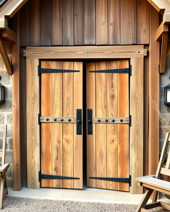 Rustic Farmhouse Wooden Gate