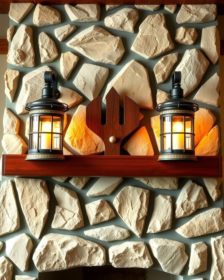 Rustic Lantern Style Sconces