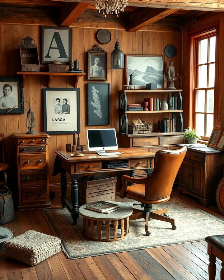 Rustic Loft Office