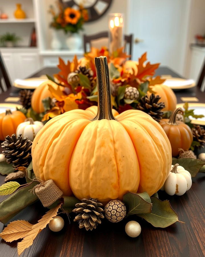 Rustic Pumpkin Centerpiece