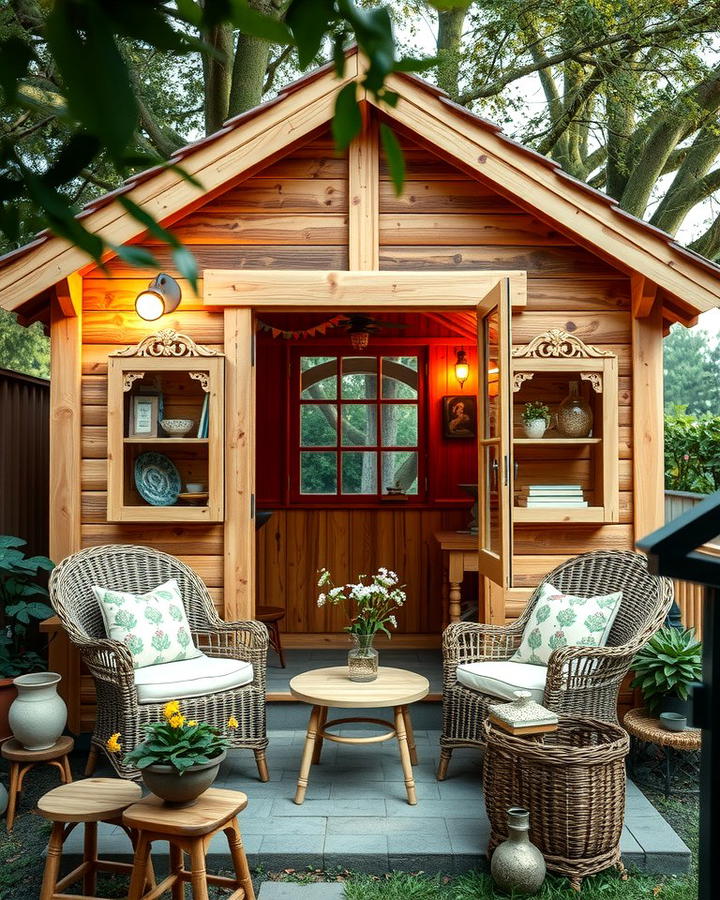 Rustic Retreat Shed