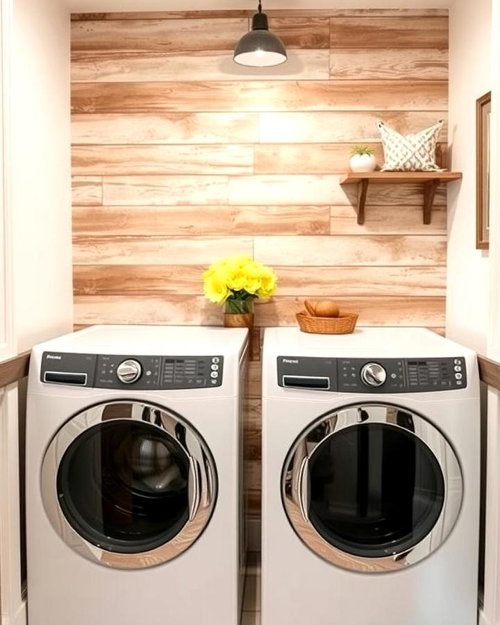 Rustic Shiplap Accent Wall