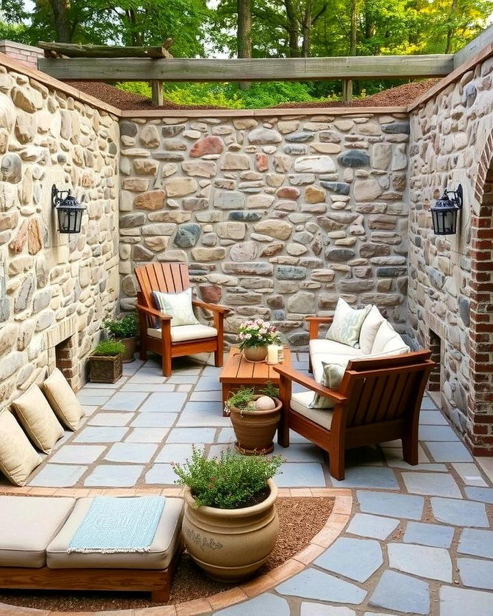 Rustic Stone Enclosure