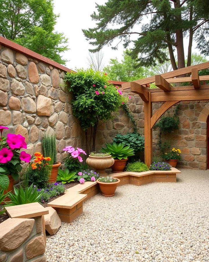 Rustic Stone Enclosure