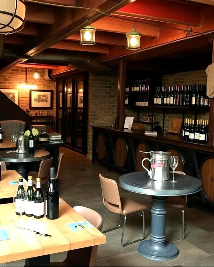 Rustic Wine Tasting Room