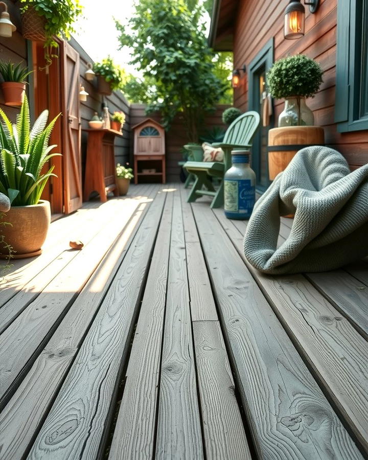 Rustic Wood Decking