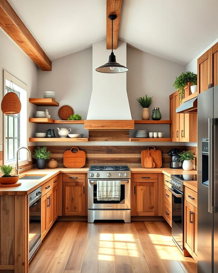 Kitchen Rustic Wooden Accents