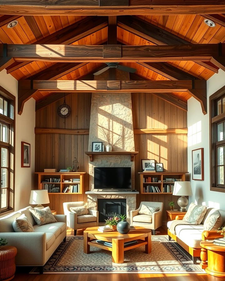 Rustic Wooden Beams