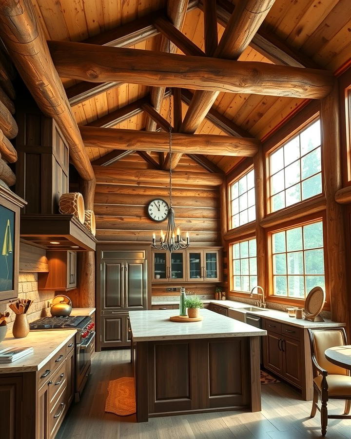 Rustic Wooden Beams for a Timeless Look