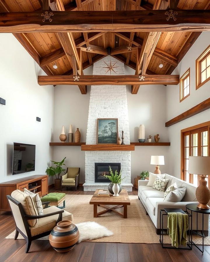 Rustic Wooden Beams for an Authentic Touch