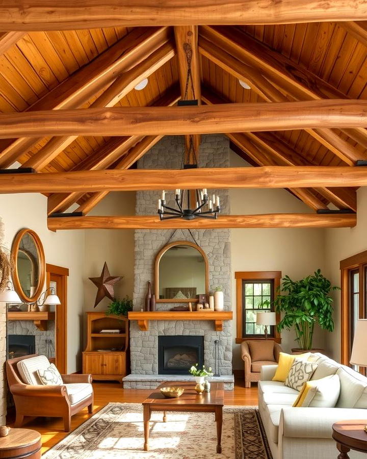 Rustic Wooden Beams