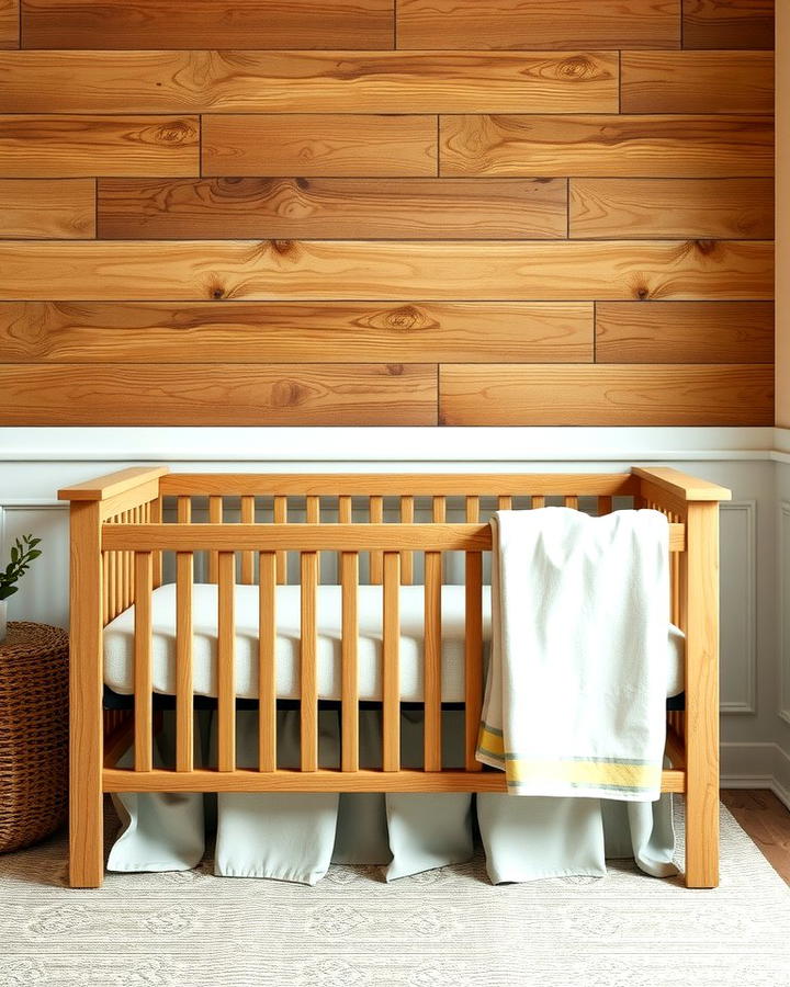 Rustic Wooden Crib