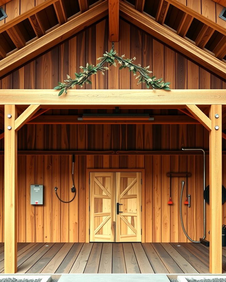 Rustic Wooden Garage