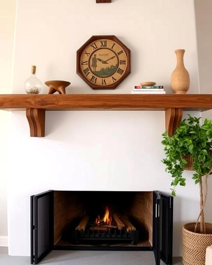 Rustic Wooden Mantels