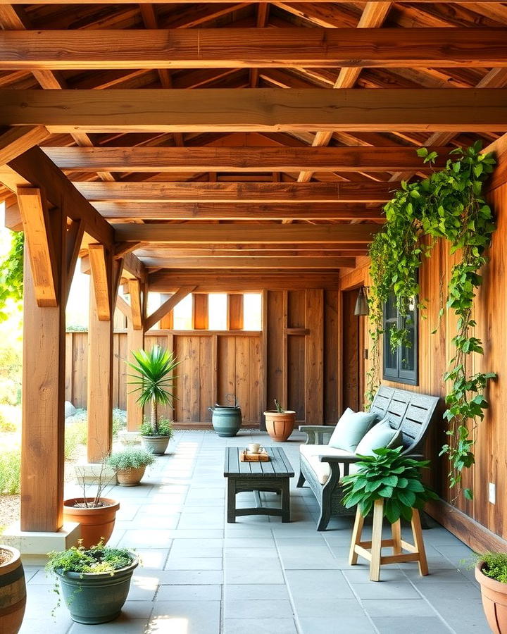 Rustic Wooden Pergola 2