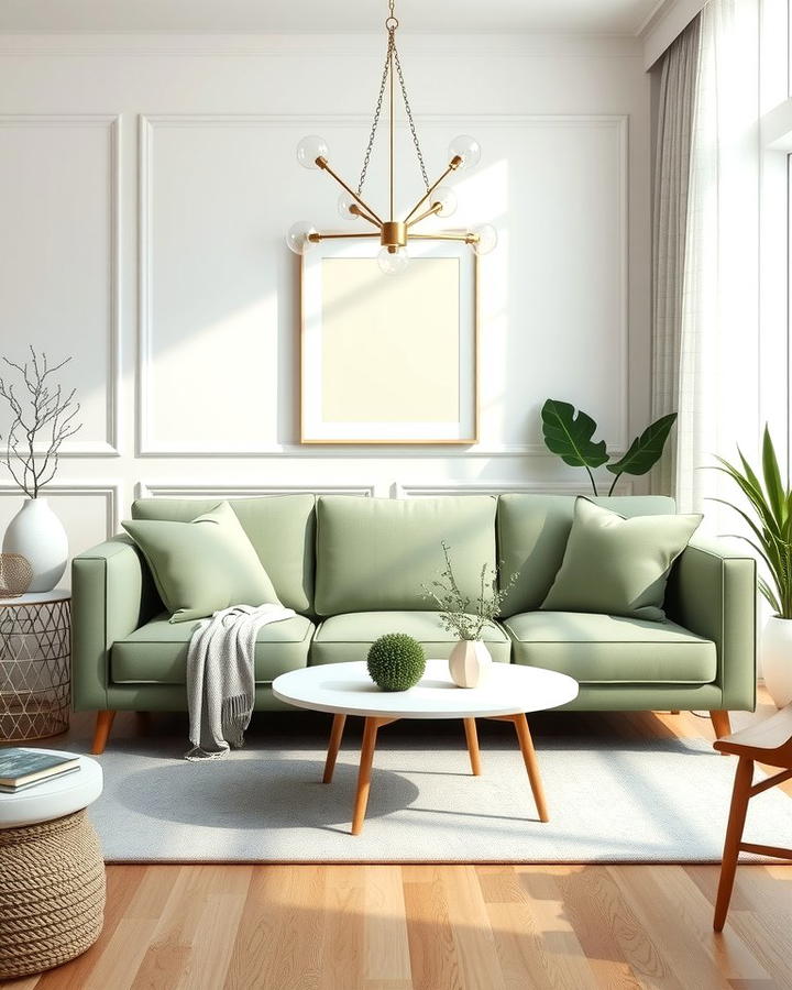 Sage Green Sofas for a Soft Look