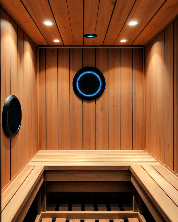 Sauna with Built In Sound System