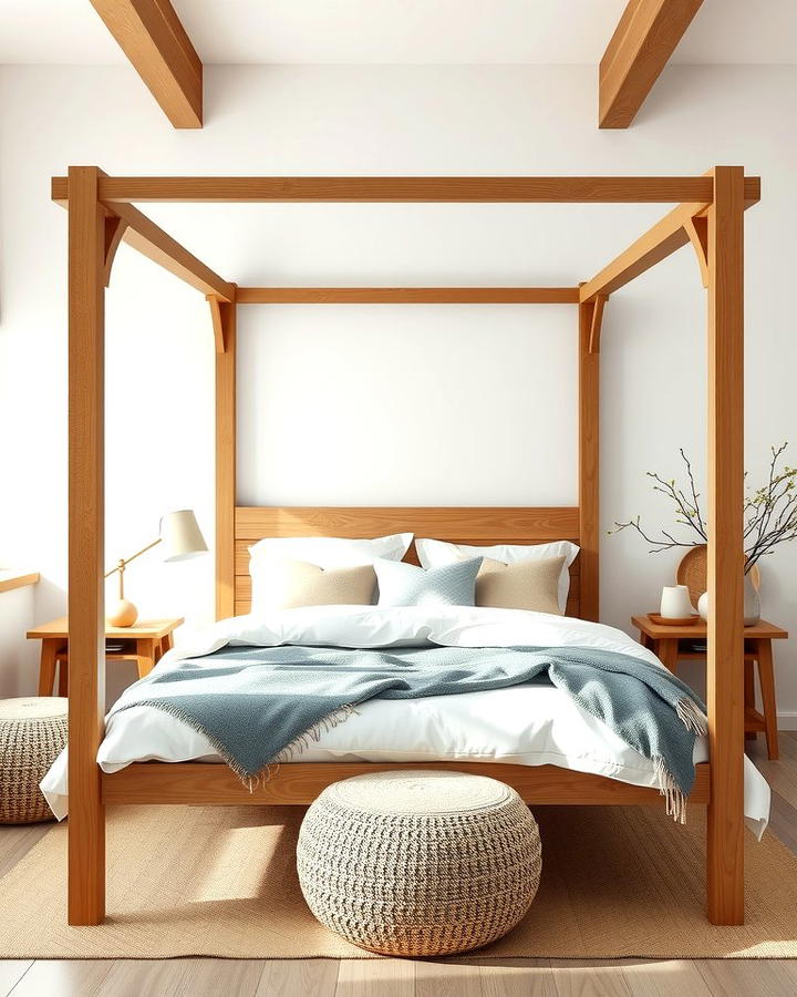 Scandinavian Canopy Bed