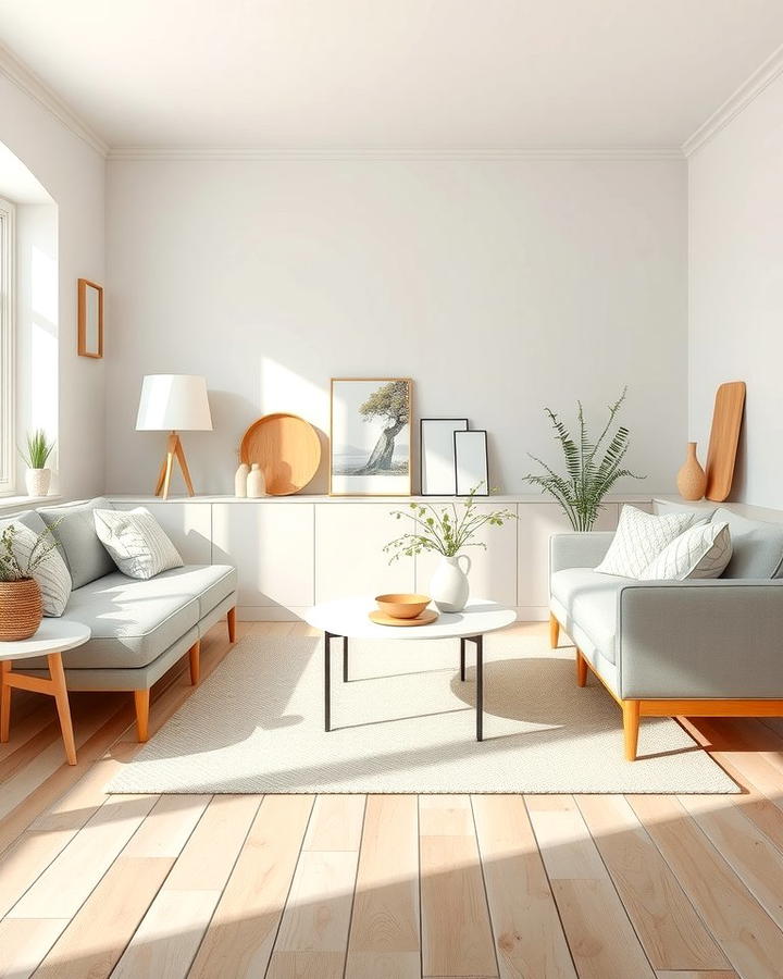 Scandinavian Inspired Living Room Layout