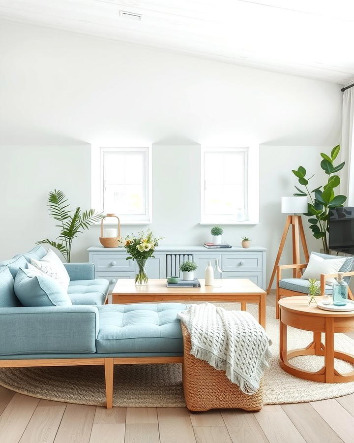 Scandinavian Simplicity Featuring Blue Tones