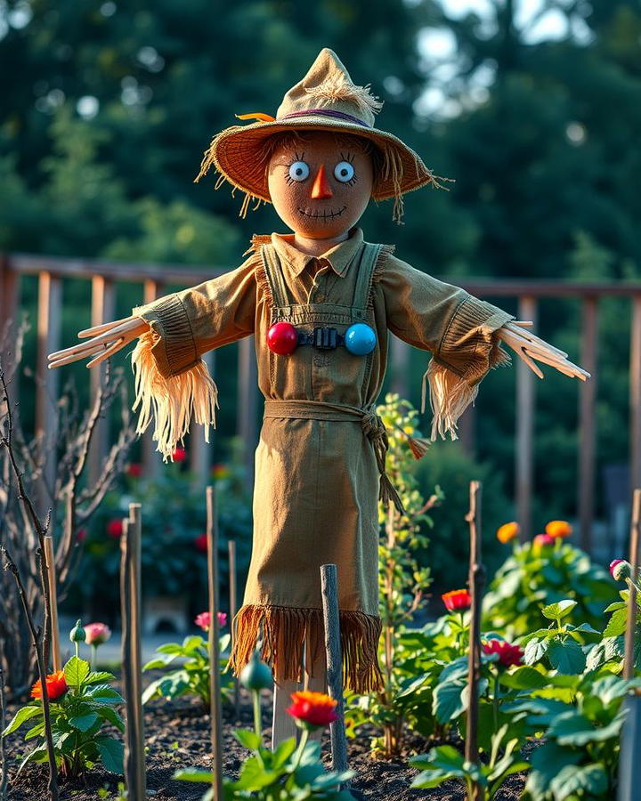 Scarecrow with Motion Sensors