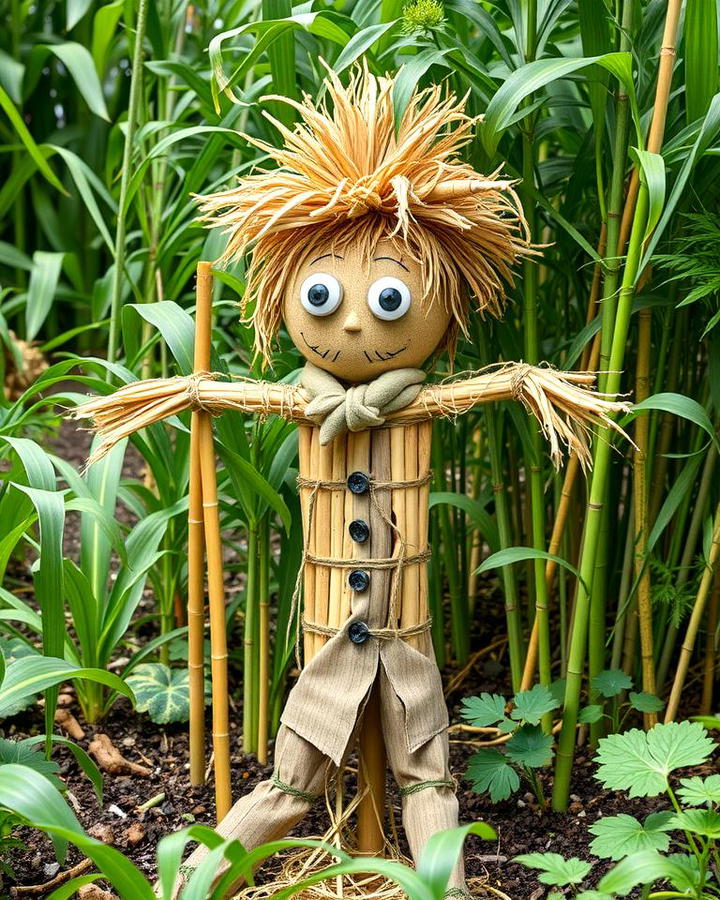 Scarecrow with Plant Based Materials