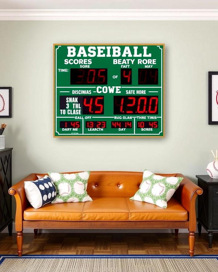 Scoreboard Wall Art