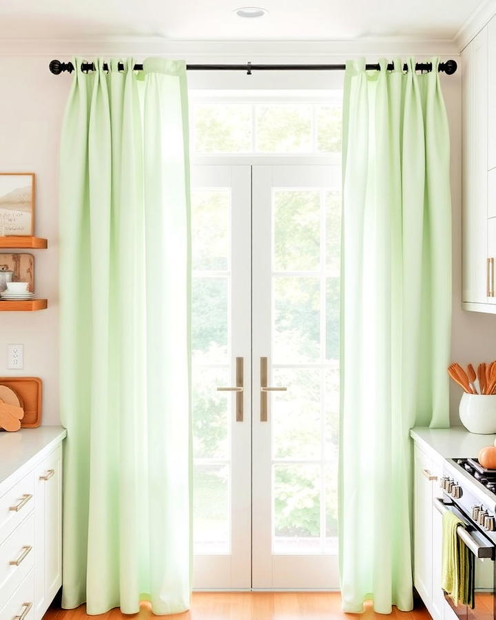 Seafoam Green Curtains