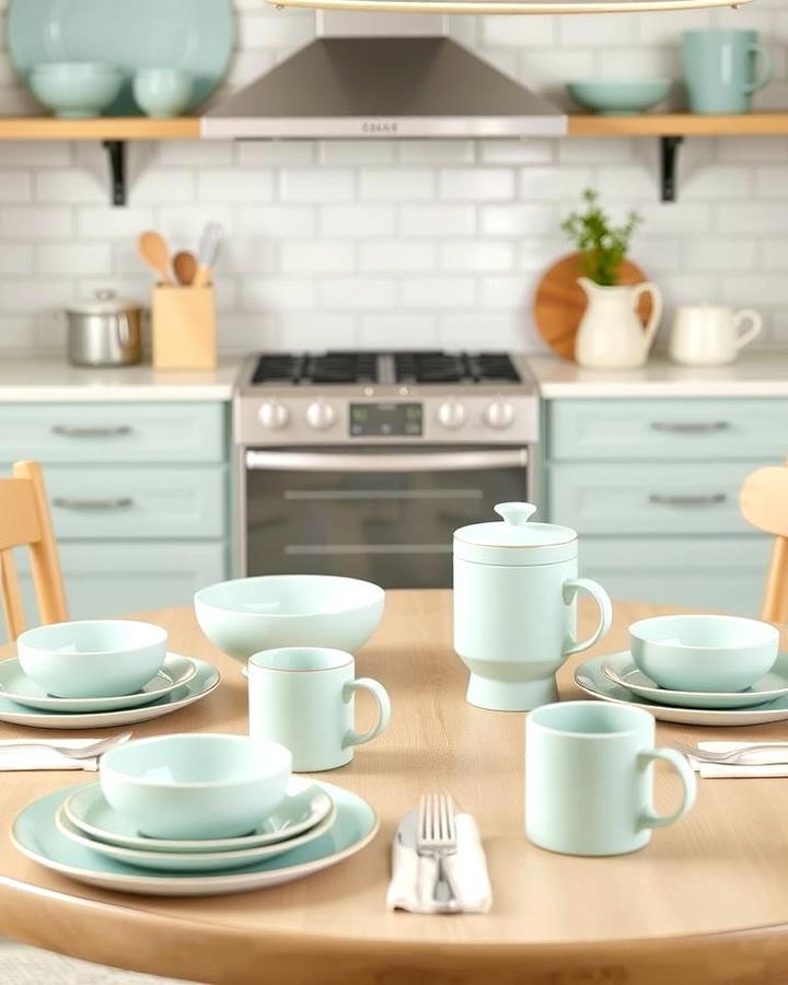 Seafoam Green Dishware for Everyday Charm