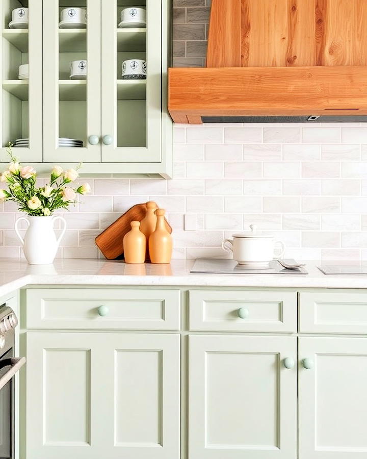 Seafoam Green Kitchen Hardware