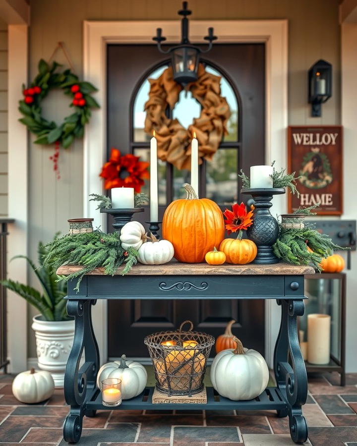 Seasonal Decor for a Festive Welcome