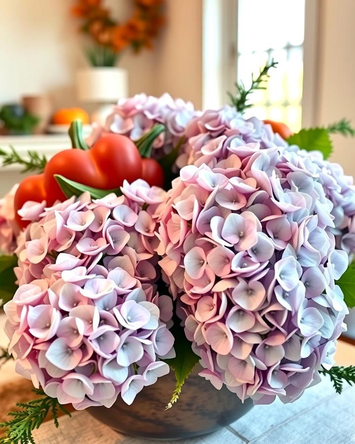 Seasonal Hydrangea Accents