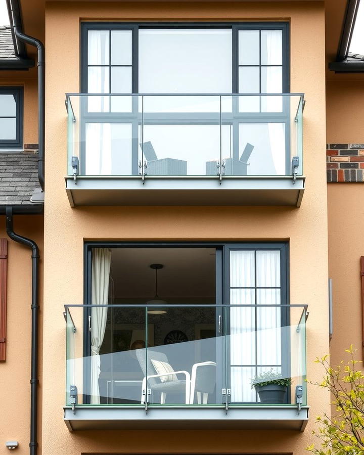 Semi Frameless Glass Balconies for a Balanced Look