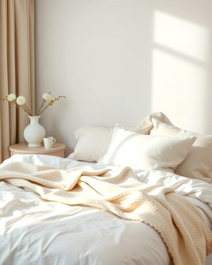 Serene White Bedding Layers