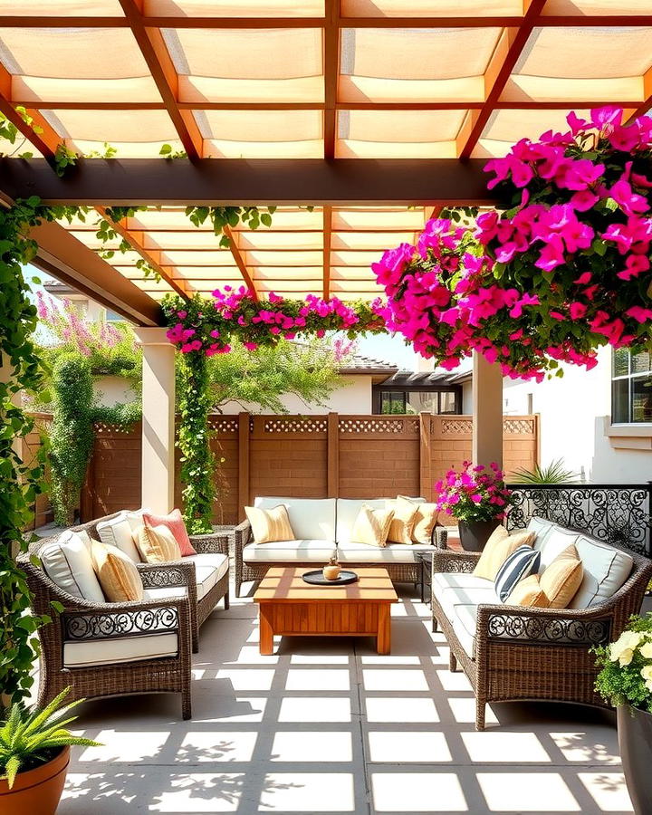 Shaded Pergola Retreat