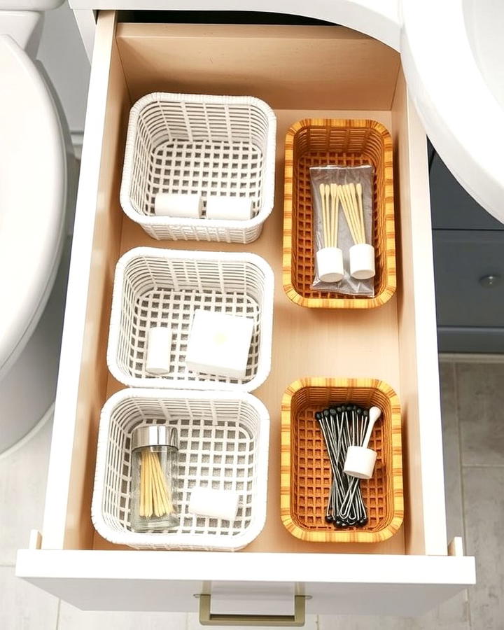 Shallow Baskets for Small Items