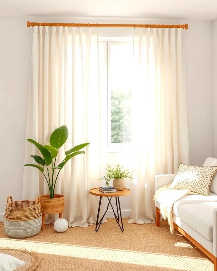 Sheer Curtains for Airy Elegance