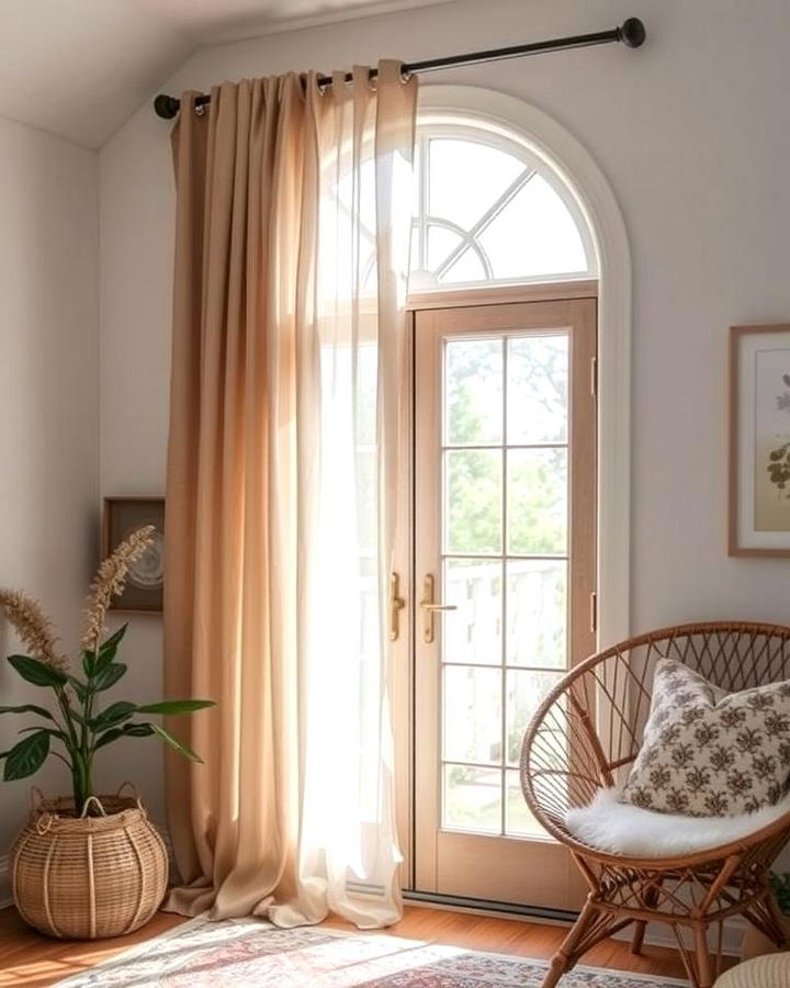 Sheer Curtains for Airy Light