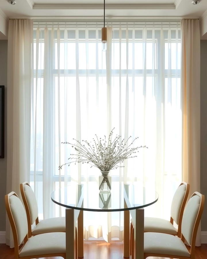 Sheer Curtains for an Airy Feel