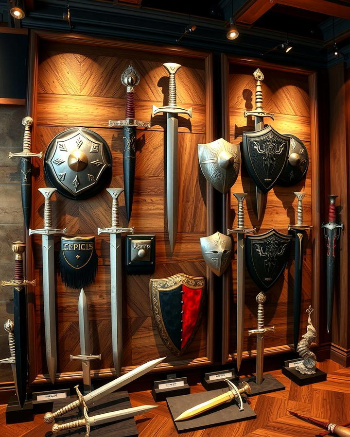 Shield and Weapon Displays